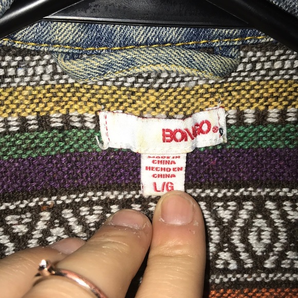 Aztec pattern JeanJacket - Picture 5 of 5